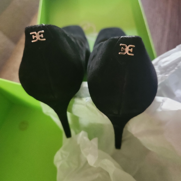 Sam Edelman Beth Black Suede Women's Pumps Size 8.5 New In Box - Picture 3 of 8